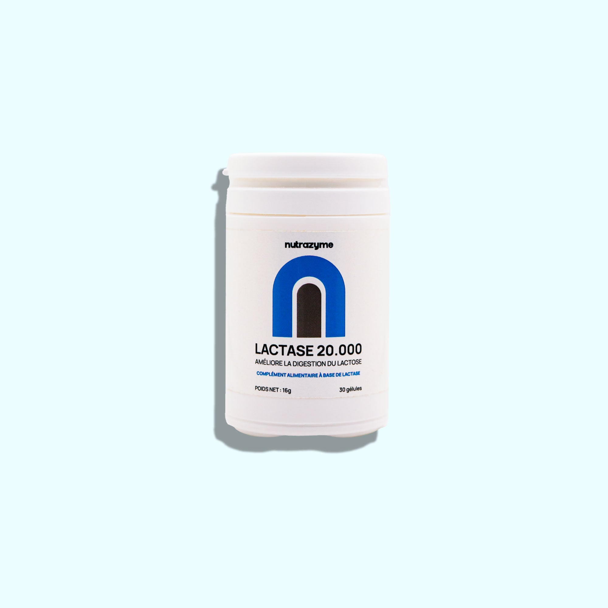 A single green leaf against a white background.